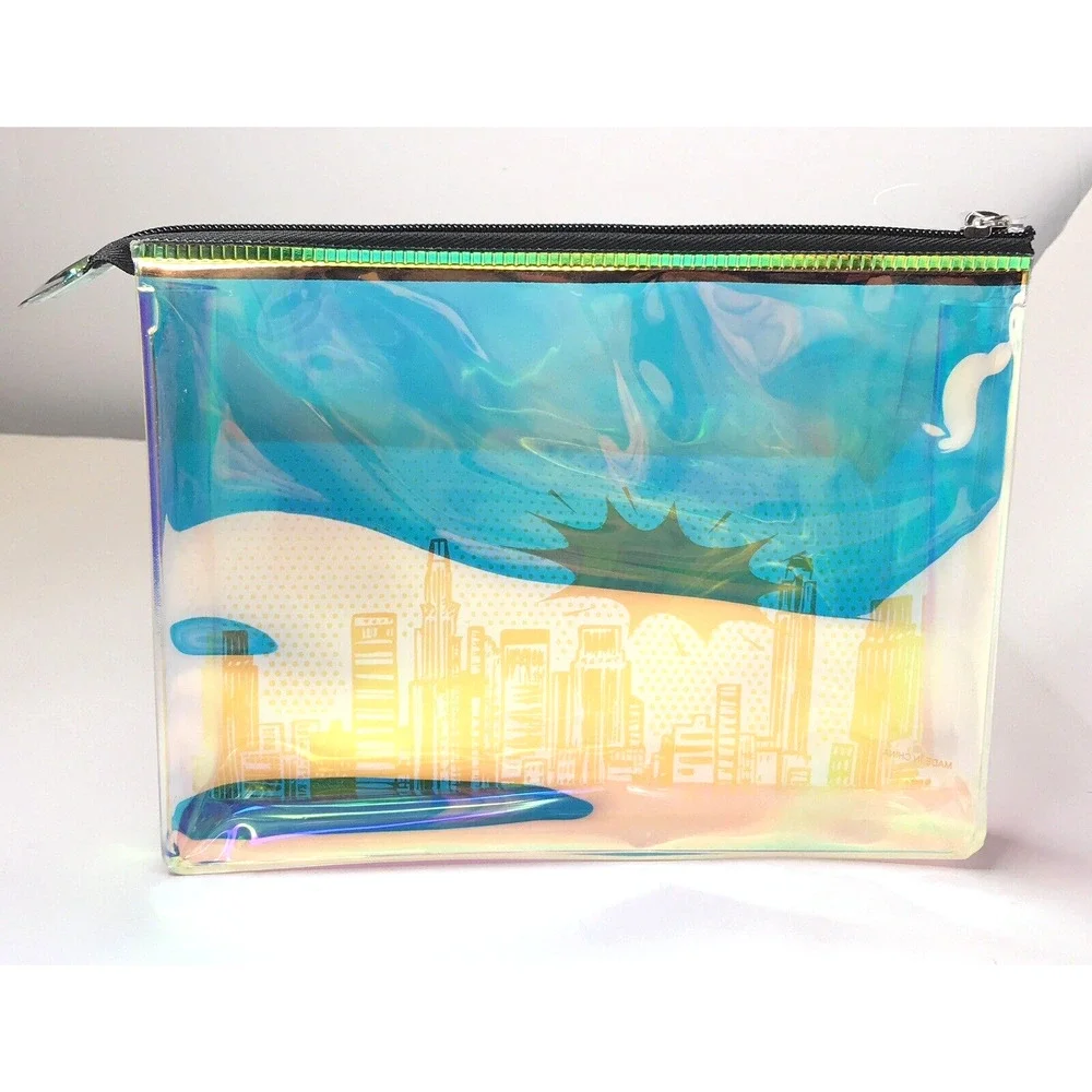 Maybelline New York Makeup Zipper Bag Opalescent Comic City Design - BAG ONLY